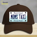 Moms Taxi Rhode Island State Novelty License Plate Hat Cotton / Dark Brown