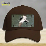 Pelican In Flight Novelty License Plate Hat Cotton / Dark Brown