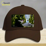 Hummingbird At Feeder Novelty License Plate Hat Cotton / Dark Brown