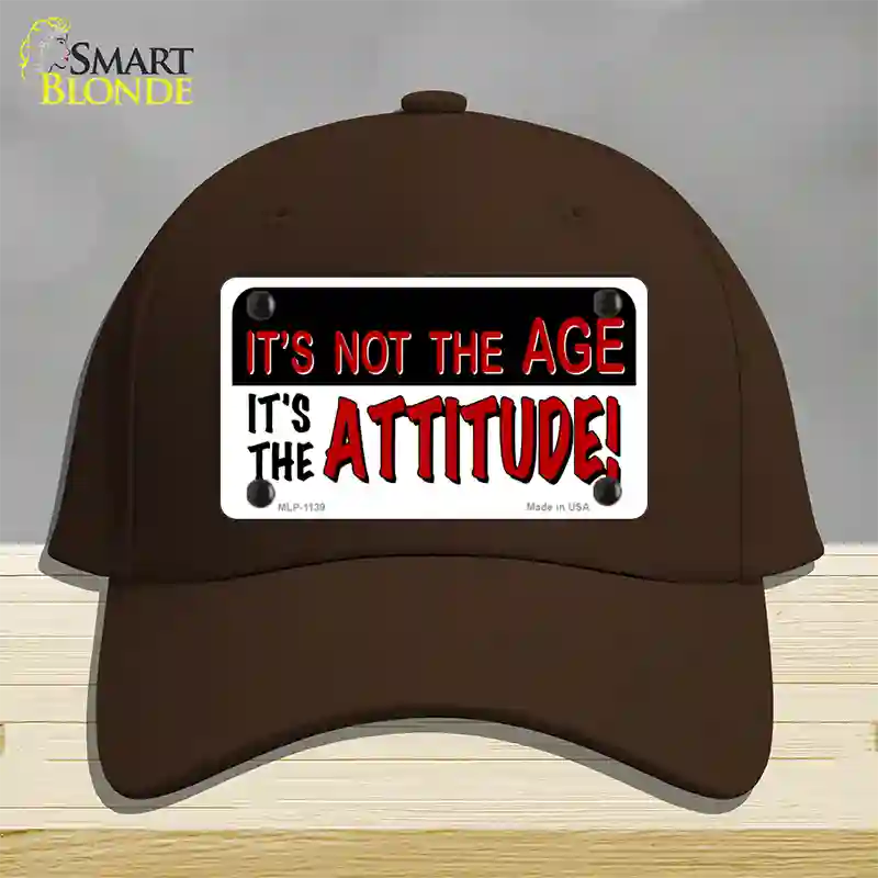 Not Age It Is Attitude Novelty License Plate Hat Cotton / Dark Brown