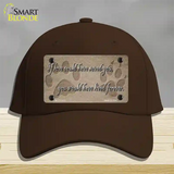 If Love Could Have Saved You Novelty License Plate Hat Cotton / Dark Brown