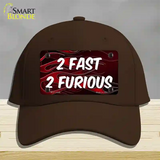 2 Fast 2 Furious Novelty License Plate Hat Cotton / Dark Brown