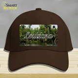 Louisiana Swamp State Novelty License Plate Hat Cotton / Dark Brown