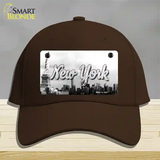 New York Statue of Liberty State Novelty License Plate Hat Cotton / Dark Brown