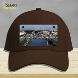 South Carolina City Bridge State Novelty License Plate Hat Cotton / Dark Brown