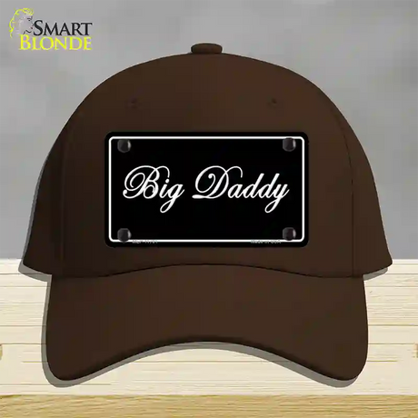 Big Daddy Novelty License Plate Hat Cotton / Dark Brown