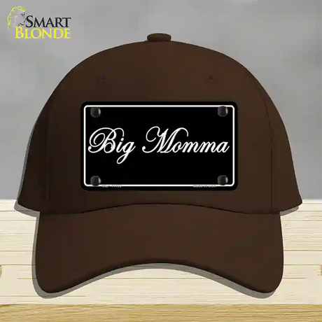 Big Momma Novelty License Plate Hat Cotton / Dark Brown