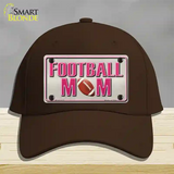 Football Mom Novelty License Plate Hat Cotton / Dark Brown