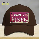 Happy Hiker Novelty License Plate Hat Cotton / Dark Brown