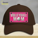 Volleyball Mom Novelty License Plate Hat Cotton / Dark Brown