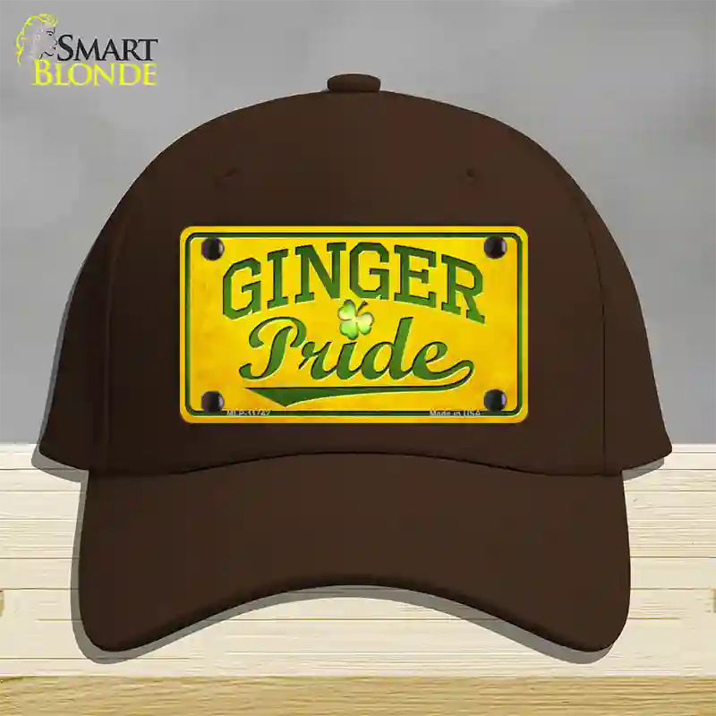 Ginger Pride Novelty License Plate Hat Cotton / Dark Brown