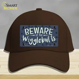 Beware of the Wigglebutts Novelty License Plate Hat Cotton / Dark Brown