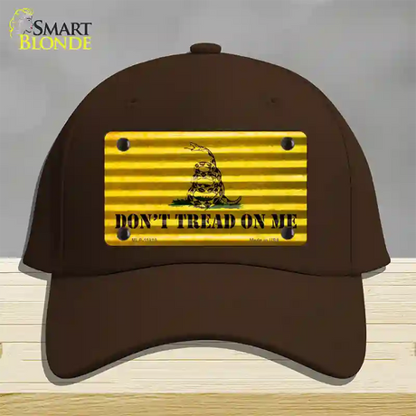 Dont Tread On Me Novelty License Plate Hat Cotton / Dark Brown