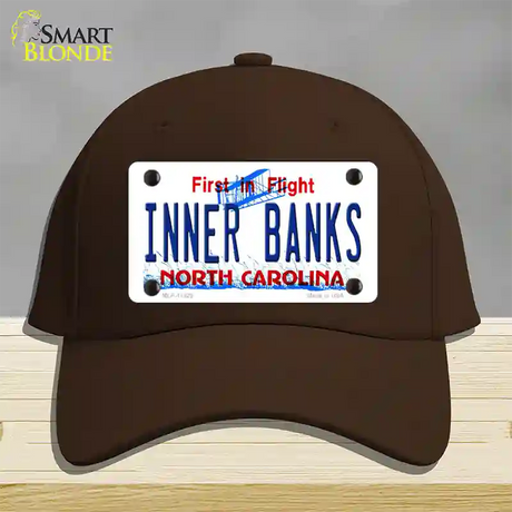 Inner Banks North Carolina Novelty License Plate Hat Cotton / Dark Brown