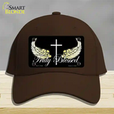 Truly Blessed Novelty License Plate Hat Cotton / Dark Brown