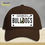 Georgia Bulldogs Novelty License Plate Hat Cotton / Dark Brown