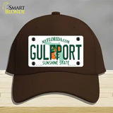 Florida Gulfport Novelty License Plate Hat Cotton / Dark Brown