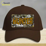 Hunter Camouflage Novelty License Plate Hat Cotton / Dark Brown