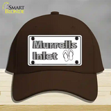 Murrells Inlet SC Novelty License Plate Hat Cotton / Dark Brown