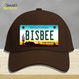 Bisbee Arizona Novelty License Plate Hat Cotton / Dark Brown