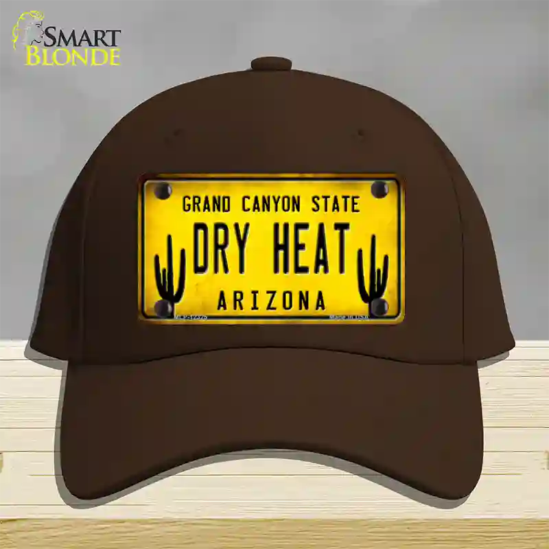 Arizona Dry Heat Novelty License Plate Hat Cotton / Dark Brown