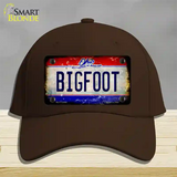 Bigfoot Ohio Novelty License Plate Hat Cotton / Dark Brown