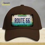 Route 66 Missouri Rusty Novelty License Plate Hat Cotton / Dark Brown