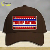 Trump Nation Novelty License Plate Hat Cotton / Dark Brown