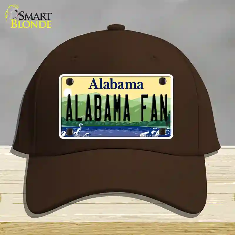 Alabama Fan Novelty License Plate Hat Cotton / Dark Brown