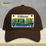 Crimson Tide Novelty License Plate Hat Cotton / Dark Brown