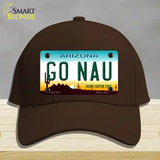 Go Northern Arizona Univ Novelty License Plate Hat Cotton / Dark Brown