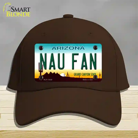 Northern Arizona Univ Fan Novelty License Plate Hat Cotton / Dark Brown