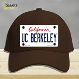 UC Berkeley Novelty License Plate Hat Cotton / Dark Brown