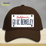 Go UC Berkeley Novelty License Plate Hat Cotton / Dark Brown