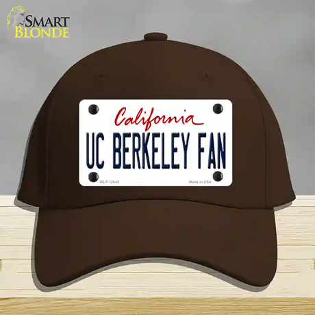 UC Berkeley Fan Novelty License Plate Hat Cotton / Dark Brown