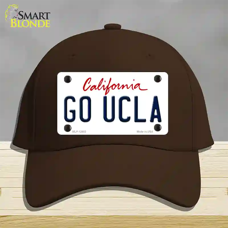 Go UCLA Novelty License Plate Hat Cotton / Dark Brown