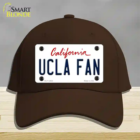 UCLA Fan Novelty License Plate Hat Cotton / Dark Brown