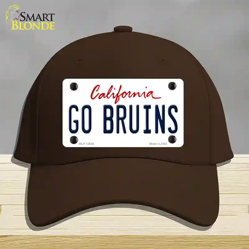 Go Bruins Novelty License Plate Hat Cotton / Dark Brown