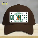 Go Gators Novelty License Plate Hat Cotton / Dark Brown