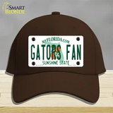 Gators Fan Novelty License Plate Hat Cotton / Dark Brown