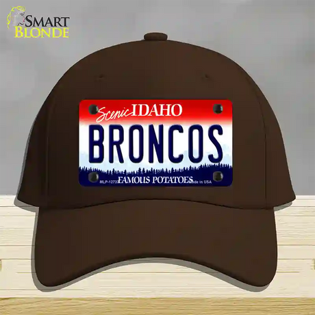 Broncos Novelty License Plate Hat Cotton / Dark Brown