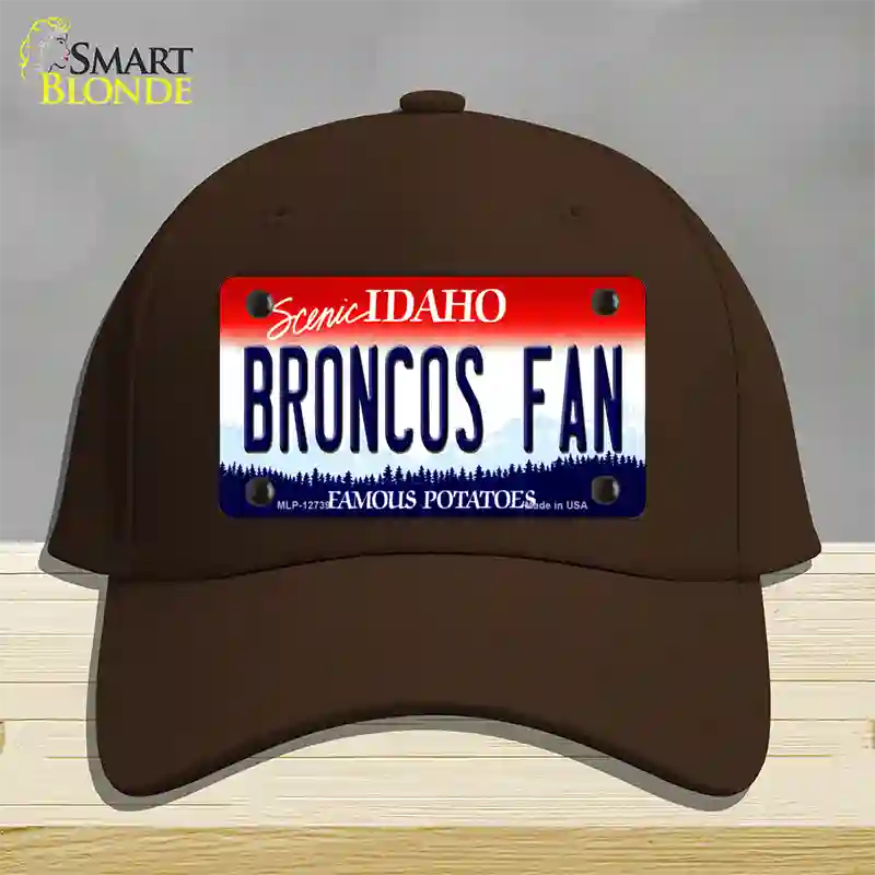 Broncos Fan Novelty License Plate Hat Cotton / Dark Brown