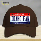 Idaho Fan Novelty License Plate Hat Cotton / Dark Brown