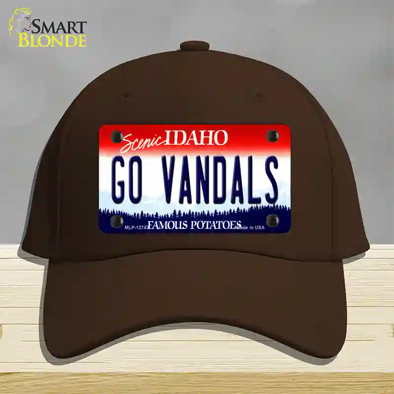 Go Vandals Novelty License Plate Hat Cotton / Dark Brown