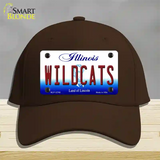 Wildcats Novelty License Plate Hat Cotton / Dark Brown