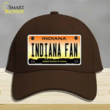 Indiana Fan Novelty License Plate Hat Tag Cotton / Dark Brown