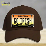 Go Irish Novelty License Plate Hat Tag Cotton / Dark Brown