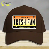 Irish Fan Novelty License Plate Hat Tag Cotton / Dark Brown