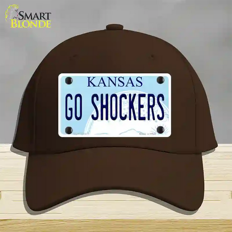 Go Shockers Novelty License Plate Hat Tag Cotton / Dark Brown