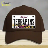 Terrapins Novelty License Plate Hat Tag Cotton / Dark Brown